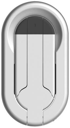 Samsung Handy Ständer Silber Passend für Handy-Modell: Galaxy S23 von Samsung