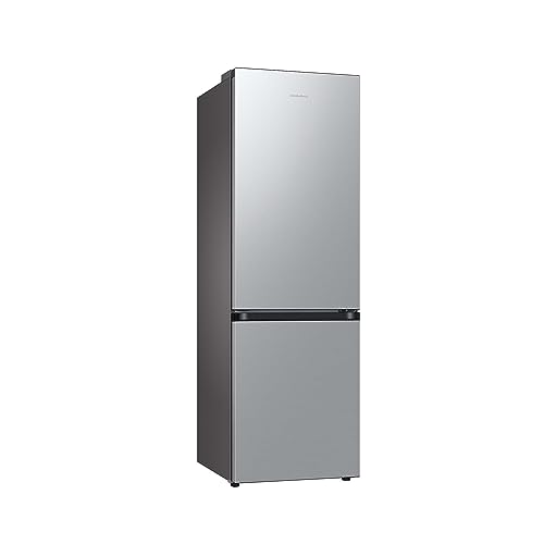 Samsung Kühl-Gefrier-Kombination, Kühlschrank mit Gefrierfach, 185 cm, 344 l Gesamtvolumen, 114 l Gefrierteil, AI Energy Mode, Edelstahl-Look, RL34C600CSA/EG von Samsung