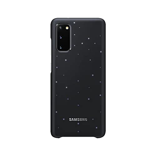 Samsung LED Smartphone Cover EF-KG980 für Galaxy S20 | S20 5G Handy-Hülle, LED-Benachrichtigungen, Lichteffekte, Schutz Case, schwarz - 6.2 Zoll von Samsung