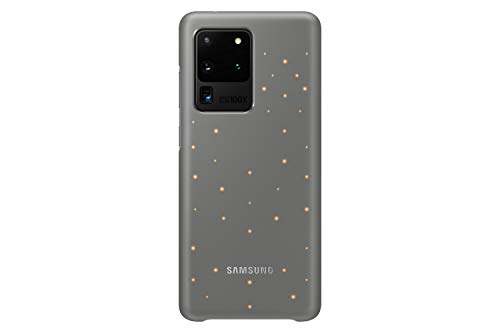 Samsung LED Smartphone Cover EF-KG988 für Galaxy S20 Ultra Handy-Hülle, LED-Benachrichtigungen, Lichteffekte, Schutz Case, grau von Samsung