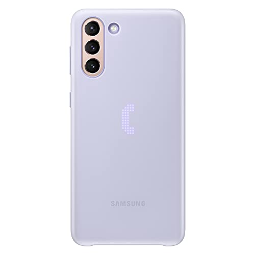 Samsung LED Smartphone Cover EF-KG996 für Galaxy S21+ 5G, LED-Benachrichtigungen, Lichteffekte, Schutz Case, Violet von Samsung