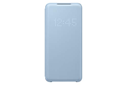 Samsung LED View Smartphone Cover EF-NG980 für Galaxy S20 | S20 5G Handy-Hülle, LED-Anzeige, Kartenhalterung, blau - 6.2 Zoll von Samsung