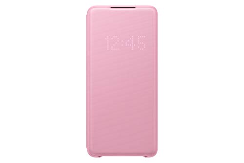Samsung LED View Smartphone Cover EF-NG985 für Galaxy S20+ | S20+ 5G Handy-Hülle, LED-Anzeige, Kartenhalterung, pink von Samsung