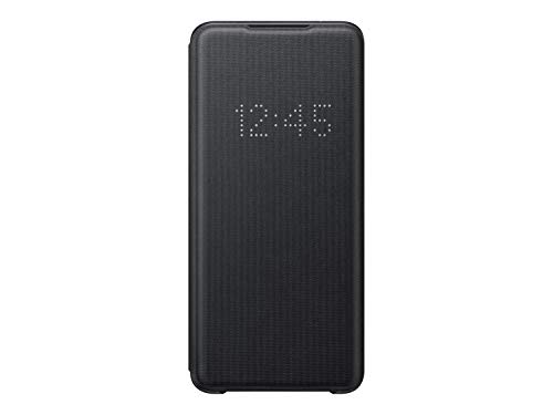 Samsung LED View Smartphone Cover EF-NG988 für Galaxy S20 Ultra Handy-Hülle, LED-Anzeige, Kartenhalterung, schwarz - 6.9 Zoll von Samsung