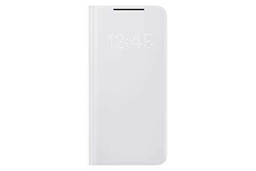 Samsung LED View Smartphone Cover EF-NG991 für Galaxy S21 5G Handy-Hülle, LED-Anzeige, Kartenhalterung, Hellgrau Samsung LED View Smartphone Cover EF-NG991 für Galaxy S21 5G Handy-Hülle, LED-Anzeige, Kartenhalterung, Hellgrau von Samsung