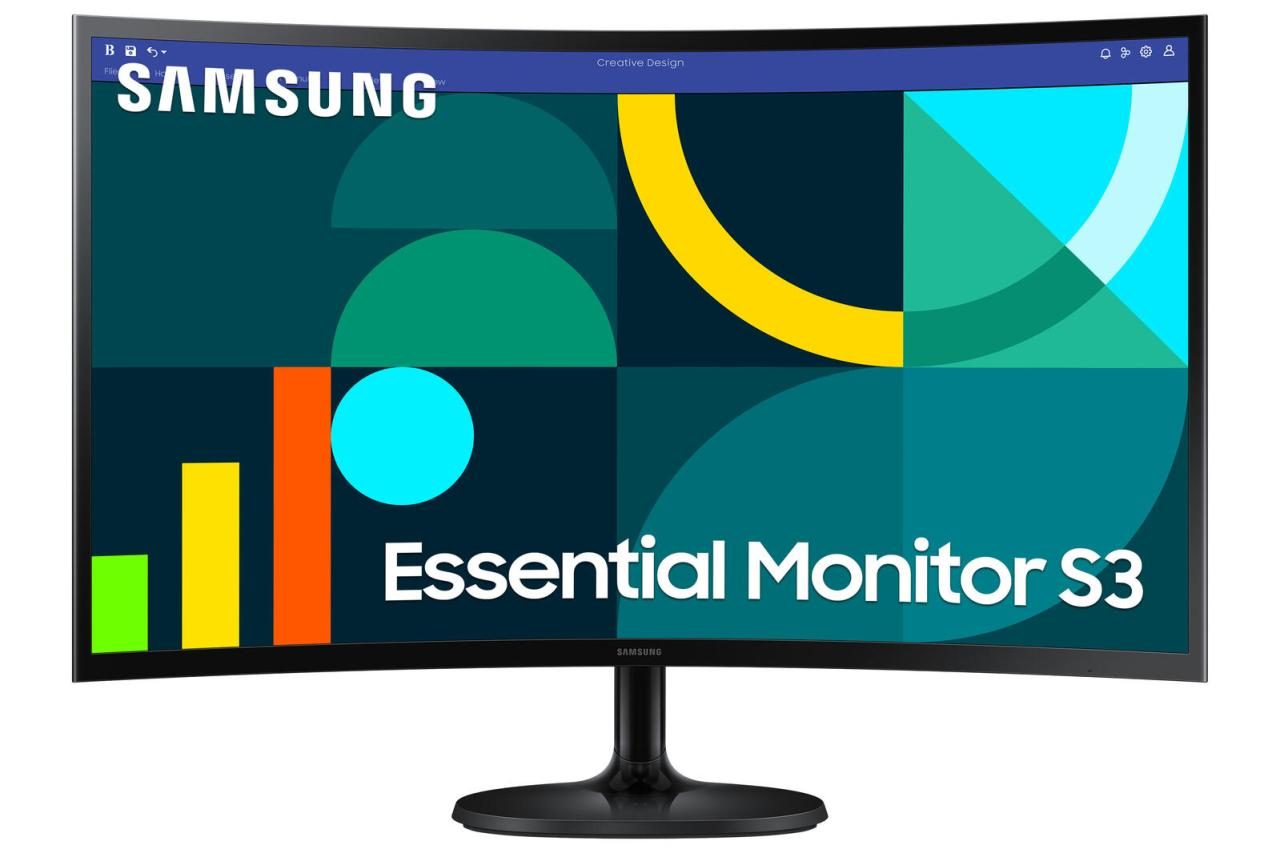Samsung LS27D360GAUXEN Curved Essential Monitor 68,6cm (27 Zoll) von Samsung