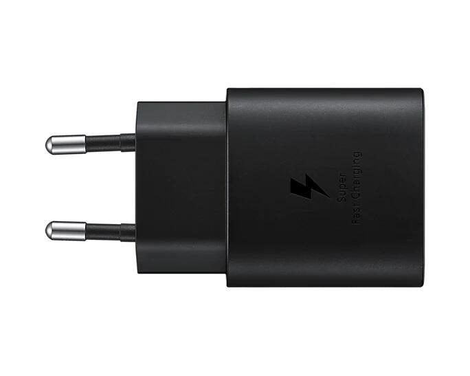 Samsung Ladeadapter mit Schnellladefunktion EP-TA800N Black (USB Type-C, 25W) von Samsung