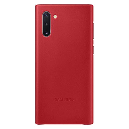 Samsung Leather Cover (EF-VN970) für Galaxy Note10, rot von Samsung