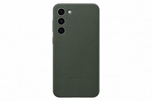 Samsung Leather Smartphone Case EF-VS916 für Galaxy S23+, Handy-Hülle, Echtleder, Schlankes Design, Green Samsung Leather Smartphone Case EF-VS916 für Galaxy S23+, Handy-Hülle, Echtleder, Schlankes Design, Green von Samsung