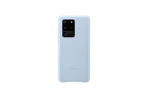 Samsung Leather Smartphone Cover EF-VG988 für Galaxy S20 Ultra Handy-Hülle, echtes Leder, Schutz Case, stoßfest, premium, blau Samsung Leather Smartphone Cover EF-VG988 für Galaxy S20 Ultra Handy-Hülle, echtes Leder, Schutz Case, stoßfest, premium, blau von Samsung