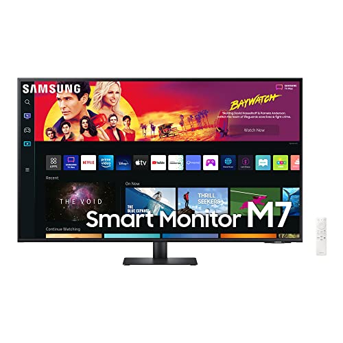Samsung M7 Smart Monitor S43BM700UU, 43 Zoll, VA-Panel, Bildschirm Mit Lautsprechern, 4K UHD-Auflösung, Bildwiederholrate 60 Hz, 3-seitig Fast Rahmenloses Design, Schwarz Samsung M7 Smart Monitor S43BM700UU, 43 Zoll, VA-Panel, Bildschirm Mit Lautsprechern, 4K UHD-Auflösung, Bildwiederholrate 60 Hz, 3-seitig Fast Rahmenloses Design, Schwarz von Samsung