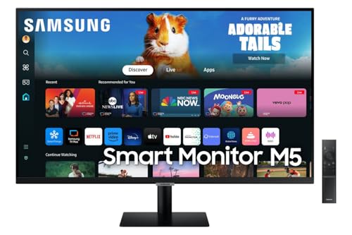 Samsung Monitor Smart LED VA M5 LS27DM500, 27", Full HD, 60Hz, HDR10, Black von Samsung
