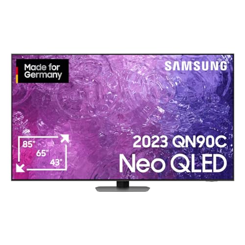 Samsung Neo QLED 4K QN90C 85 Zoll Fernseher (GQ85QN90CATXZG, Deutsches Modell), Neo Quantum HDR+, Neural Quantum Prozessor 4K, Dolby Atmos, Smart TV [2023] von Samsung