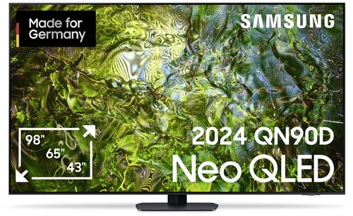 Samsung Neo QLED 4K QN90D QLED-TV 109.2cm 43 Zoll EEK F (A - G) CI+, DVB-T2 HD, Smart TV, UHD, WLAN von Samsung