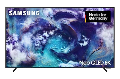SAMSUNG Neo QLED 8K QN900F 85 Zoll (214 cm) Mini LED, UHD Fernseher, 8K AI Upscaling, Glare Free, Metal Frame Design, Knox Security, Dolby Atmos, Art Store Galerie, Samsung Vision AI Smart TV (2025) von SAMSUNG