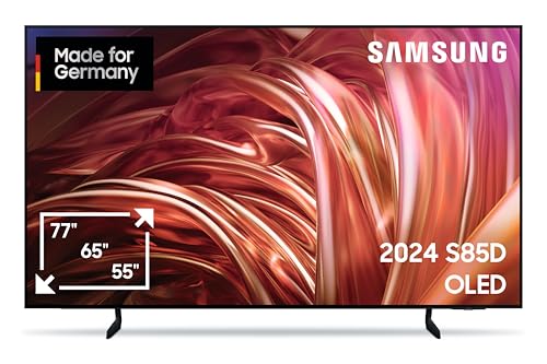 Samsung OLED 4K S85D Fernseher 65 Zoll, Samsung TV mit Neural Quantum 4K AI Gen2 Prozessor, OLED HDR, Contour Design, Smart TV, GQ65S85DAEXZG, Deutsches Modell [2024] von Samsung