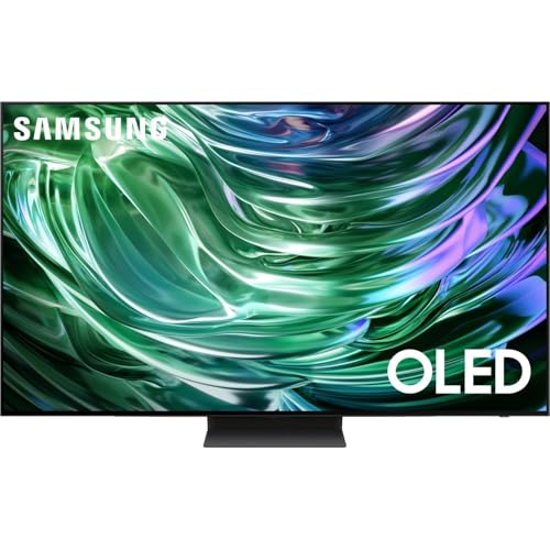 Samsung OLED 4K S90D Fernseher 77 Zoll (196 cm), TV Mit Neural Quantum AI Gen2 Prozessor, HDR+, AI Upscaling, Smart TV, KI TV, 77S90D [2024] von Samsung