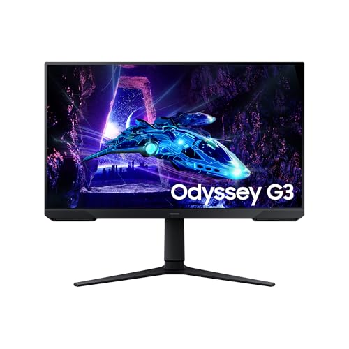 Samsung Odyssey G30D Full HD Gaming Monitor, 27 Zoll, Bildschirm mit VA-Panel, 1.920 x 1.080 Pixel, Bildwiederholrate 180 Hz, Reaktionszeit 1 ms (MPRT), AMD FreeSync, HDR10, LS27DG300EUXEN von Samsung
