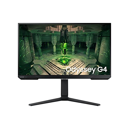 Samsung Odyssey G4B Gaming Monitor LS27BG400EU, 27 Zoll, IPS-Panel, Full HD-Auflösung, AMD FreeSync Premium, G-Sync kompatibel, 1 ms (G/G) Reaktionszeit, Bildwiederholrate 240 Hz, Schwarz von Samsung