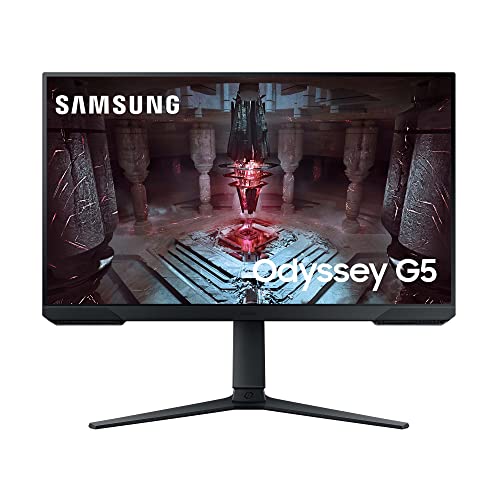 Samsung Odyssey G51C Gaming Monitor S27CG510EU, 27 Zoll, VA-Panel, WQHD-Auflösung, FreeSync Premium, 1 ms (MPRT) Reaktionszeit, Bildwiederholrate 165 Hz, Schwarz von Samsung