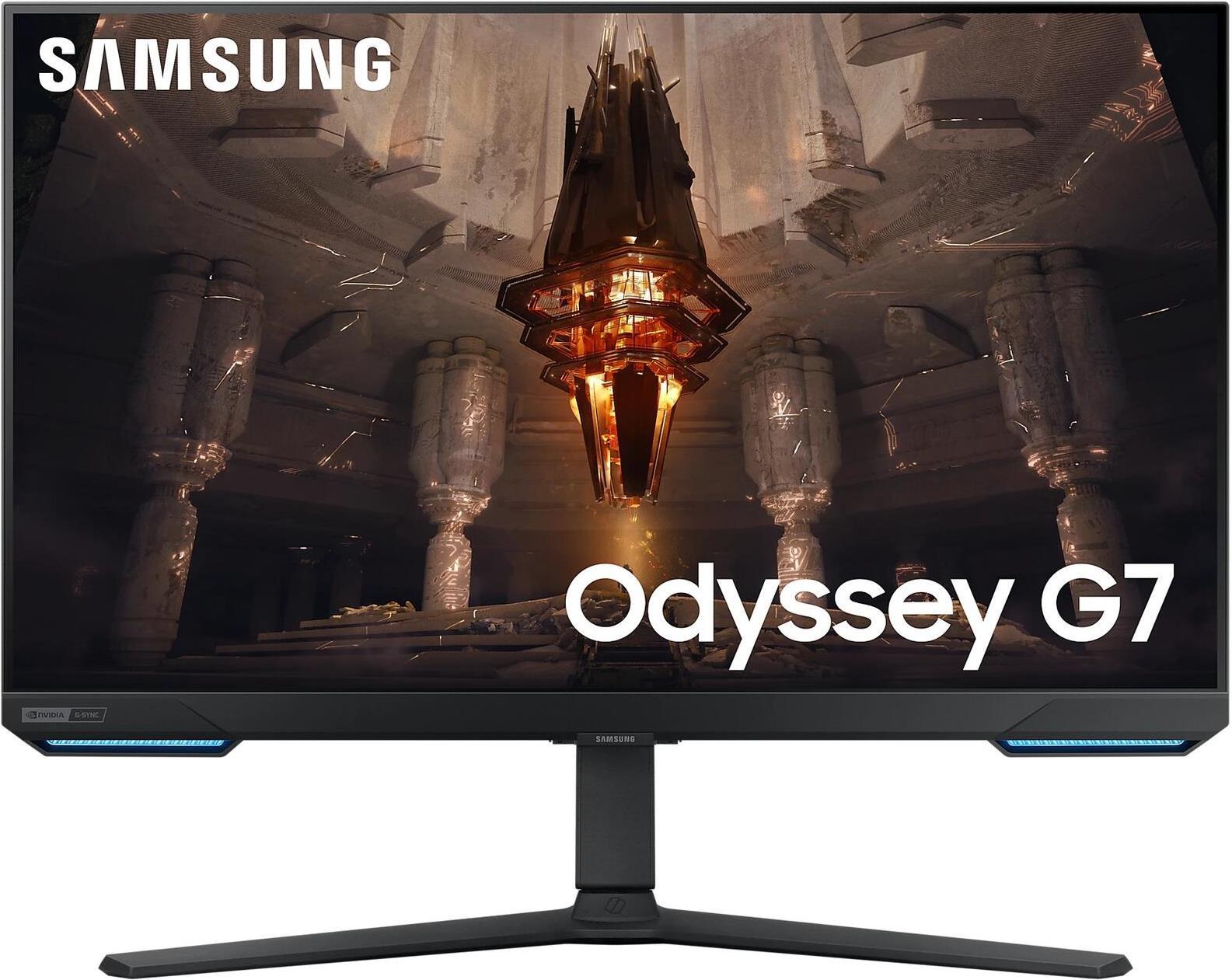 Samsung Odyssey G7 81,30cm (32) 81,3 cm (32 ) 3840 x 2160 Pixel 4K Ultra HD LED Schwarz (LS32BG700EUXEN) von Samsung