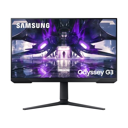 Samsung Odyssey Gaming Monitor G3A LS27AG304NR, 27 Zoll, VA-Panel, Full HD-Auflösung, AMD FreeSync Premium, Reaktionszeit 1 ms (MPRT), Bildwiederholrate 144 Hz, Schwarz von Samsung