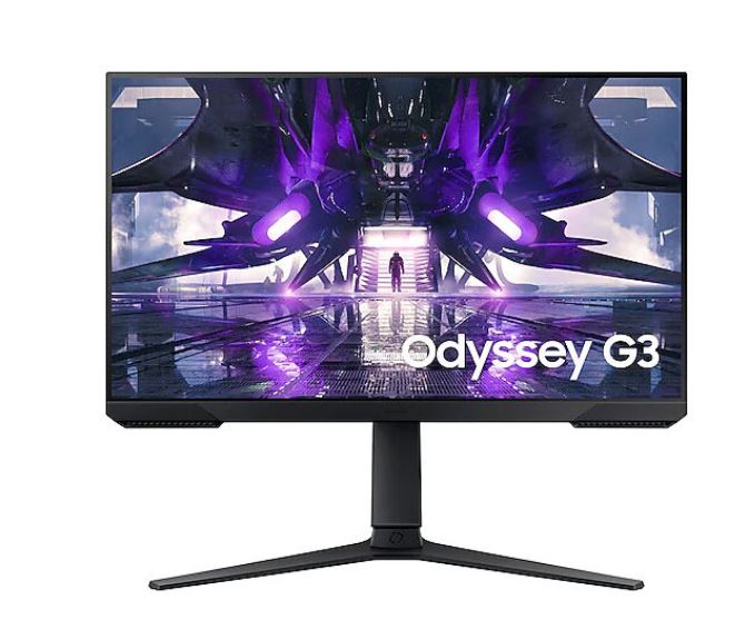 Samsung Odyssey Gaming Monitor S24AG304NR - 16:9 (24) schwarz [Energieklasse F] (LS24AG304NRXEN) von Samsung