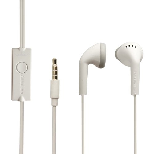 Samsung Original Headset EHS61 in Weiss Galaxy A3 (2016) SM-A310 Kopfhörer Ohrhörer geformt 3,5mm Stecker Stereo Sound Bulk verpackt + gratis Bildschirm Reinigungspad von Samsung