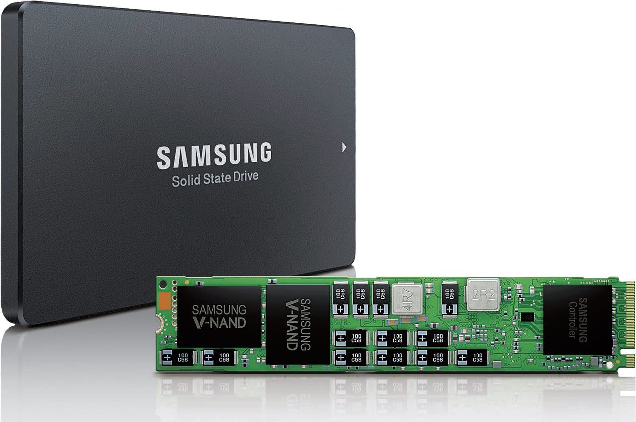 Samsung PM963 - 960GB - 2.5 - PCI Express 3.0 - TLC - x4 - Rechenzentrum - 2.5 - 1 sector per 10^17 bits read (MZQLW960HMJP-00003) von Samsung