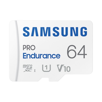 Samsung PRO Endurance 64 GB microSD-Speicherkarte mit SD-Adapter von Samsung