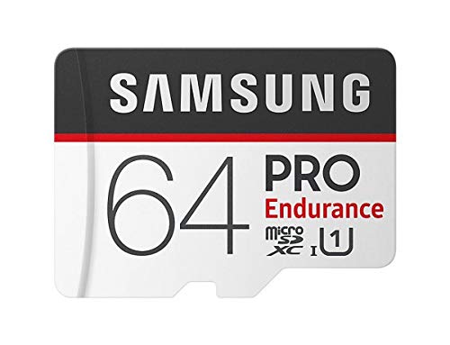 Samsung PRO Endurance 64 GB microSDXC UHS-I U3 100 MB/s Video Monitoring Memory Card with Adapter (MB-MJ64GA) von Samsung