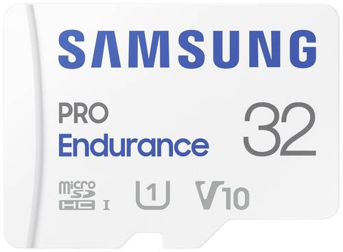 Samsung PRO Endurance microSDHC-Karte 32GB Class 10, UHS-Class 1 4K-Videounterstützung, inkl. SD-Ad von Samsung