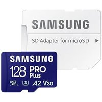 Samsung PRO Plus 128 GB microSDXC-Speicherkarte (180 MB/s, Class U3, V30, A2) von Samsung