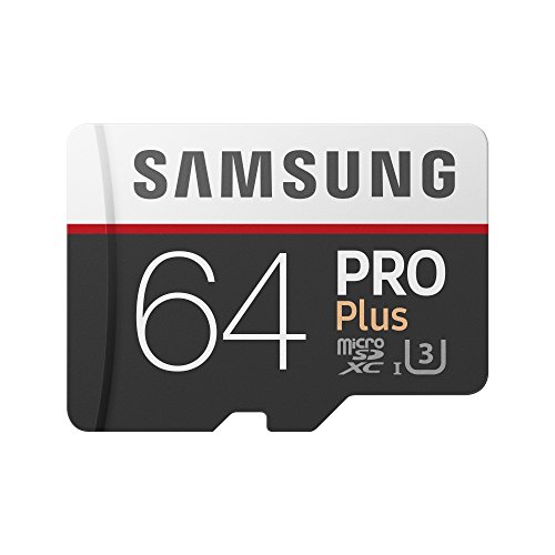Samsung PRO Plus Micro SDXC 64GB bis zu 100MB/s, Class 10 U3 Speicherkarte (inkl. SD Adapter) von Samsung