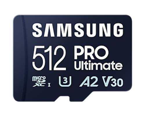 Samsung PRO Ultimate microSD-Karte 512GB Class 3 UHS-I , v30 Video Speed Class, A2 Application Perfo von Samsung
