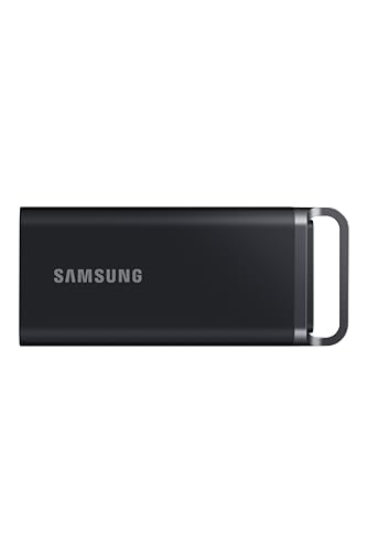 Samsung Portable SSD T5 EVO, 2 TB, USB 3.2 Gen. 1, 460 MB/s Lesen, 460 MB/s Schreiben, Externe Festplatte für Mac, PC, Android, Smart TVs und Spielkonsolen, Inkl. USB-C-Kabel, MU-PH2T0S/EU von Samsung