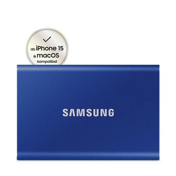 Samsung Portable SSD T7 1TB für PC/Mac (blue) von Samsung