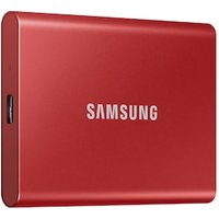 Samsung Portable SSD T7 2 TB USB 3.2 Gen2 Typ-C Metallic Red PC/Mac von Samsung
