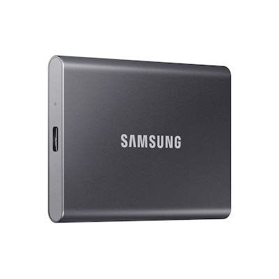Samsung Portable SSD T7 2 TB USB 3.2 Gen2 Typ-C Titan Gray PC/Mac von Samsung