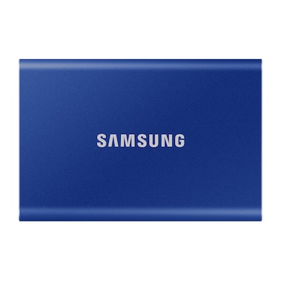 Samsung Portable SSD T7 500 GB USB 3.2 Gen2 Typ-C Indigo Blue PC/Mac von Samsung