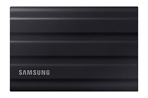 Samsung Portable SSD T7 Shield, 4 TB, USB 3.2 Gen.2, 1.050 MB/s Lesen, 1.000 MB/s Schreiben, Robuste externe Festplatte Outdoor für Mac, PC und Smartphone, Schwarz, MU-PE4T0S/EU von Samsung