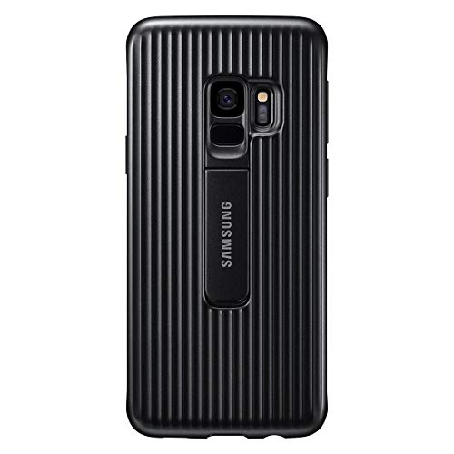 Samsung Protective Standing Cover (EF-RG960) für das Galaxy S9, Schwarz von Samsung