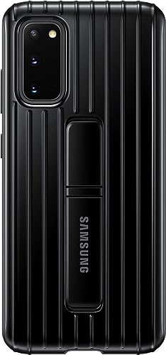 Samsung Protective Standing Smartphone Cover EF-RG980 für Galaxy S20 | S20 5G Handy-Hülle, Schutz, ausklappbarer Standfuß, griffige Oberfläche, schwarz - 6.2 Zoll Samsung Protective Standing Smartphone Cover EF-RG980 für Galaxy S20 | S20 5G Handy-Hülle, Schutz, ausklappbarer Standfuß, griffige Oberfläche, schwarz - 6.2 Zoll von Samsung