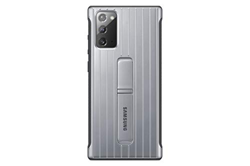 Samsung Protective Standing Smartphone Cover EF-RN980 für Galaxy Note20 Handy-Hülle, Schutz, ausklappbarer Standfuß, griffige Oberfläche, Silber von Samsung