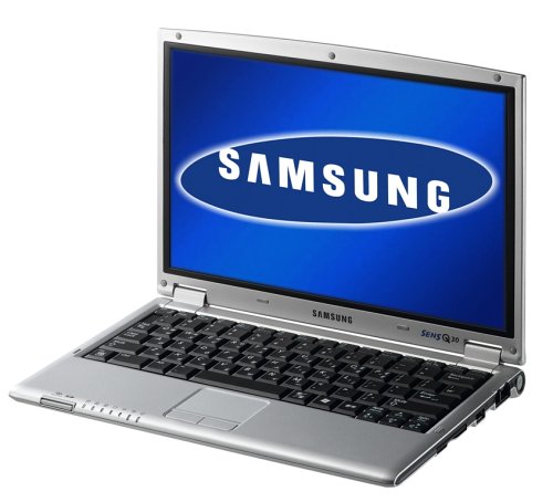 Samsung Q30 Jamie 30,7 cm (12,1 Zoll) WXGA Laptop (Intel Centrino 1.1GHz, 256MB RAM, 40GB HDD, externes DVD/CD-RW Combo) von Samsung