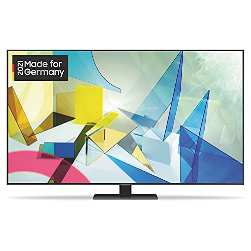 Samsung QLED 4K Q80T 138 cm (55 Zoll) (Quantum Prozessor 4K, Direct Full Array, Quantum HDR 1500) [Modelljahr 2020] von Samsung