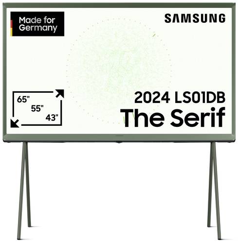 Samsung QLED 4K  The Serif  LS01DB QLED-TV 108cm 43 Zoll EEK G (A - G) DVB-C, DVB-S2, DVB-T2, WLA von Samsung