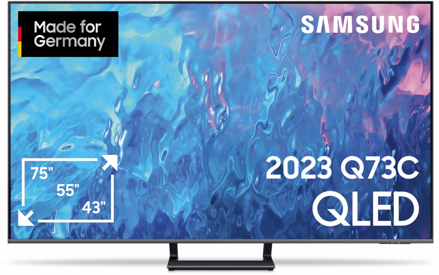 Samsung QLED TV UHD 4K 75 Zoll (189 cm) titangrau von Samsung