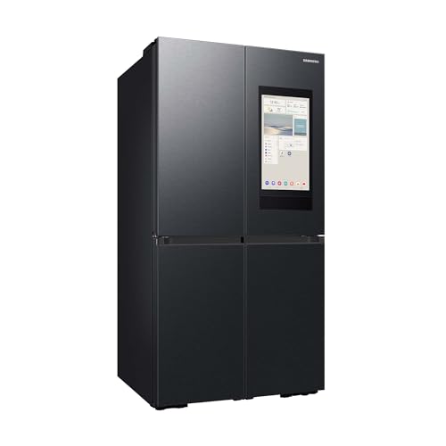 Samsung RF65DG9H0EB1EF Family Hub French-Door-Kühlschrank mit Gefrierfach, 183 cm, 636 l, AI Food Manager, SmartThings AI Energy Mode, Premium Black Steel von Samsung