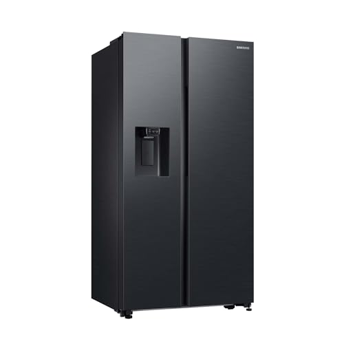 Samsung RS64DG53R3B1EF Side-by-Side-Kühlschrank mit Gefrierfach, 178 cm, 628 l, SmartThings AI Energy Mode, Eis- und Wasserspender, Slim Ice Maker, Premium Black Steel Samsung RS64DG53R3B1EF Side-by-Side-Kühlschrank mit Gefrierfach, 178 cm, 628 l, SmartThings AI Energy Mode, Eis- und Wasserspender, Slim Ice Maker, Premium Black Steel von Samsung